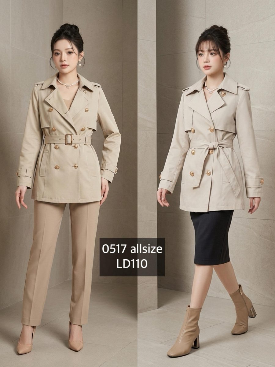 0517 Coat + belt