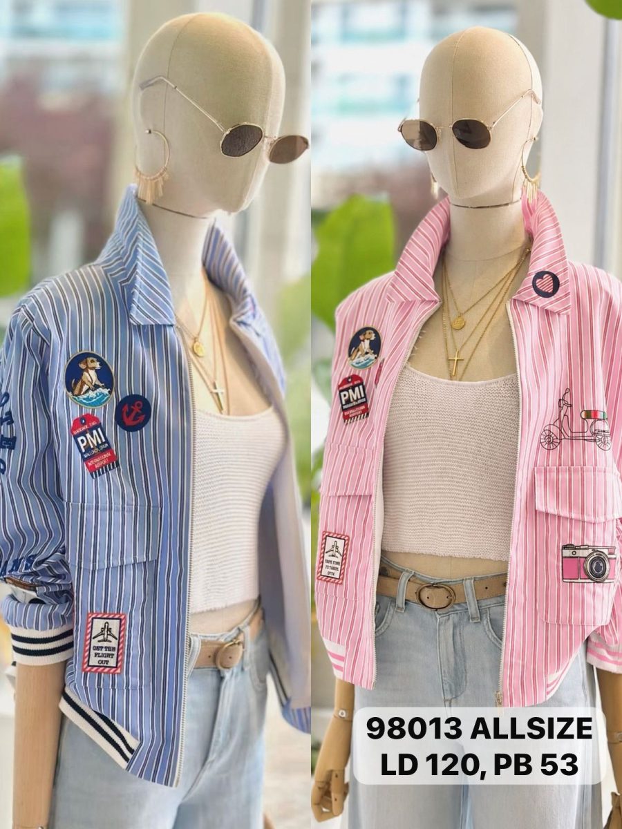 98013 jaket katun
