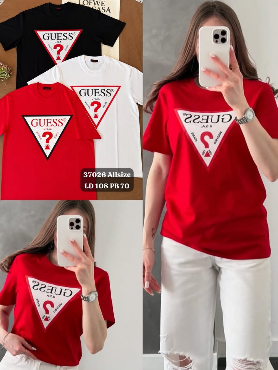 37026 atasan kaos guess